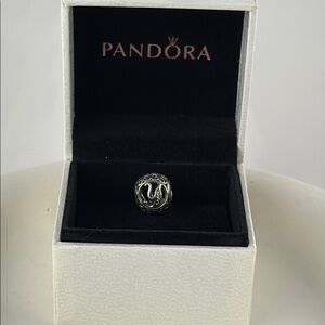 Pandora Silver Charm Letter Y